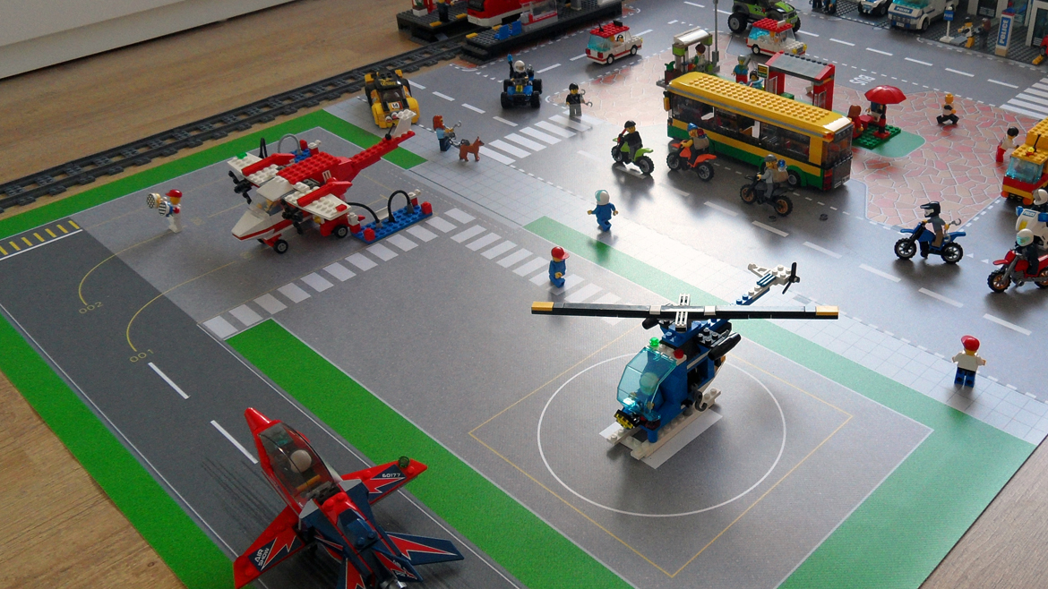 Speelmat voor LEGO (met - Speelmat