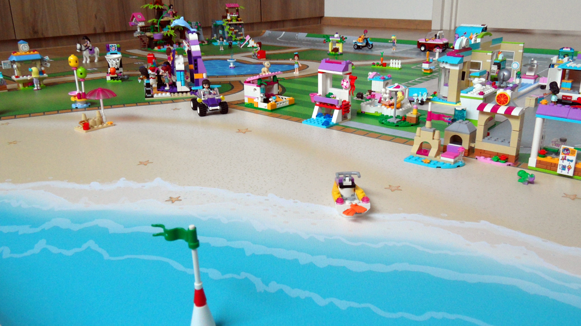 Krankzinnigheid betalen volgens Speelmat voor LEGO Friends Heartlake City - Speelmat